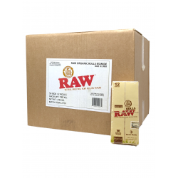 Raw Organic Hemp 3 Meter Rolls KS Wide 12ct Display [MASTER CASE OF 50]